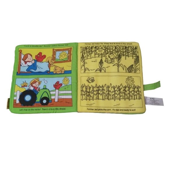 2005 Fisher Price Little People Set Story Book and Farm Animals with Barn Carryi - Picture 12 of 14